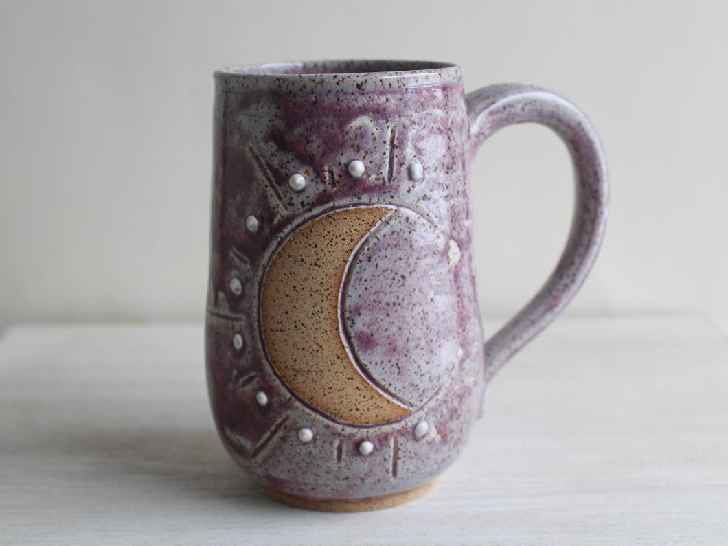 Pink Carved XL Mug