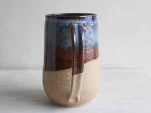 Blue & Brown Plain XL Mug