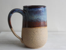 Load image into Gallery viewer, Blue &amp; Brown Plain XL Mug