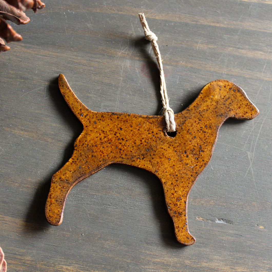Brown Dog Ornament