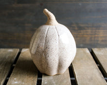 Load image into Gallery viewer, White Carved Pumpkin 2