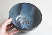 Load image into Gallery viewer, Blue, Grey &amp; Black Serving Bowl