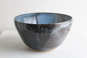 Blue, Grey & Black Serving Bowl