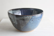 Load image into Gallery viewer, Blue, Grey &amp; Black Serving Bowl