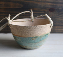 Load image into Gallery viewer, Seafoam Green Hanging Planter
