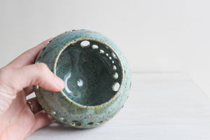 Seafoam Green Candle Holder