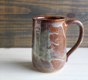 Copper Rainbow Carved XL Mug