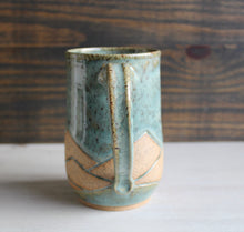 Load image into Gallery viewer, Seafoam Green Carved XL Mug