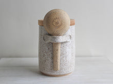 Load image into Gallery viewer, White Lidded Jar &amp; Scoop Set