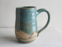 Load image into Gallery viewer, Seafoam Green Carved XL Mug