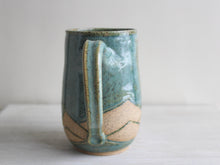 Load image into Gallery viewer, Seafoam Green Carved XL Mug