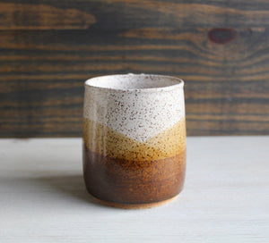 Brown & White Horizon Medium Mug