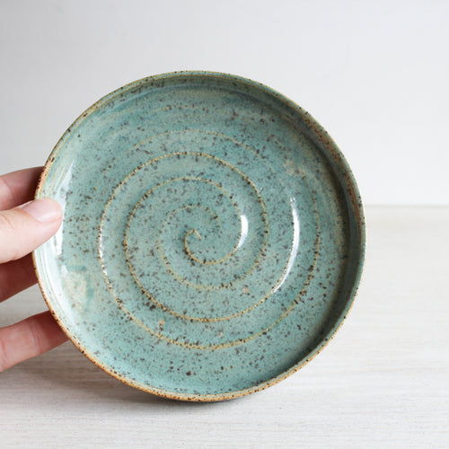 Seafoam Green Snack Plate