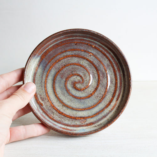 Copper Rainbow Snack Plate