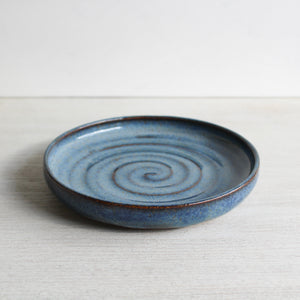 Blue Snack Plate