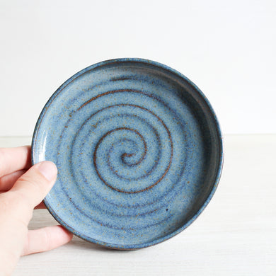 Blue Snack Plate
