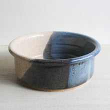 Load image into Gallery viewer, Blue &amp; White Pet Bowl