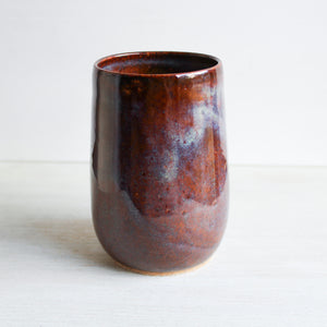 Copper Rainbow Botanical Sgraffito Tumbler