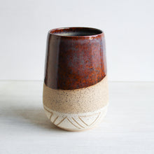 Load image into Gallery viewer, Copper Rainbow Sgraffito Tumbler
