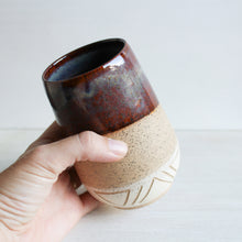 Load image into Gallery viewer, Copper Rainbow Sgraffito Tumbler