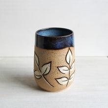 Load image into Gallery viewer, Blue Sgraffito Tumbler
