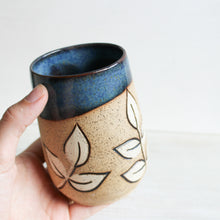 Load image into Gallery viewer, Blue Sgraffito Tumbler