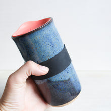Load image into Gallery viewer, Blue Travel Tumbler with Silicone Lid &amp; Sleeve
