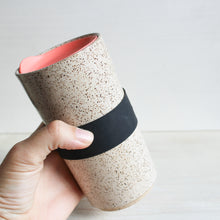 Load image into Gallery viewer, White Travel Tumbler with Silicone Lid &amp; Sleeve