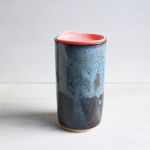 Load image into Gallery viewer, Blue Travel Tumbler with Silicone Lid &amp; Sleeve