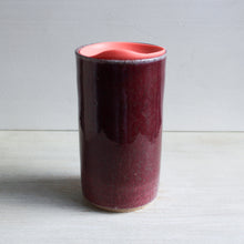 Load image into Gallery viewer, Raspberry Travel Tumbler with Silicone Lid &amp; Sleeve
