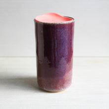 Load image into Gallery viewer, Raspberry Travel Tumbler with Silicone Lid &amp; Sleeve