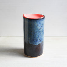 Load image into Gallery viewer, Blue Travel Tumbler with Silicone Lid &amp; Sleeve
