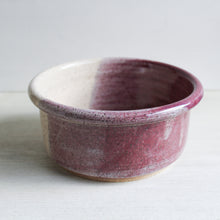 Load image into Gallery viewer, White &amp; Raspberry Pet Bowl