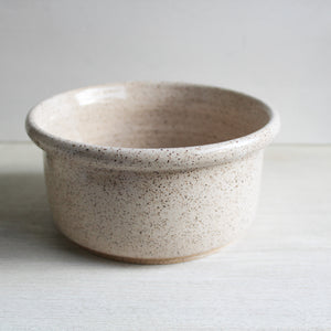 White Pet Bowl