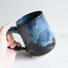 Load image into Gallery viewer, Blue Botanical Sgraffito Medium Mug