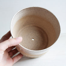 Load image into Gallery viewer, White Sgraffito Planter