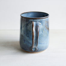 Load image into Gallery viewer, Light Blue Botanical Sgraffito Medium Mug
