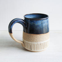 Load image into Gallery viewer, Blue Sgraffito Medium Mug