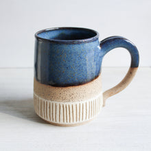 Load image into Gallery viewer, Blue Sgraffito Medium Mug