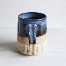 Load image into Gallery viewer, Blue Sgraffito Medium Mug