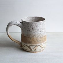 Load image into Gallery viewer, White Sgraffito Medium Mug