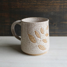 Load image into Gallery viewer, White Carved Medium Mug