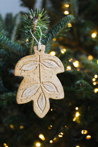 Yellow Leaf Ornament